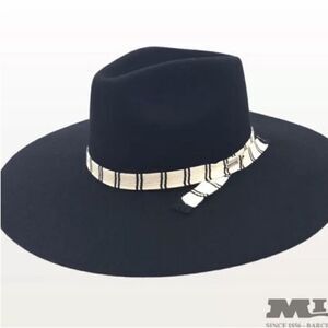 Brixton Leigh Felt Fedora Hat Size M